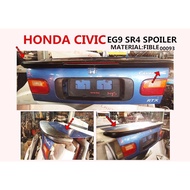 HONDA CIVIC SR4 EG9 REAR BONNET + LED FIBER LL0236 // EG BELAKANG BALAKANG BONET SPOILER + LED FIBER