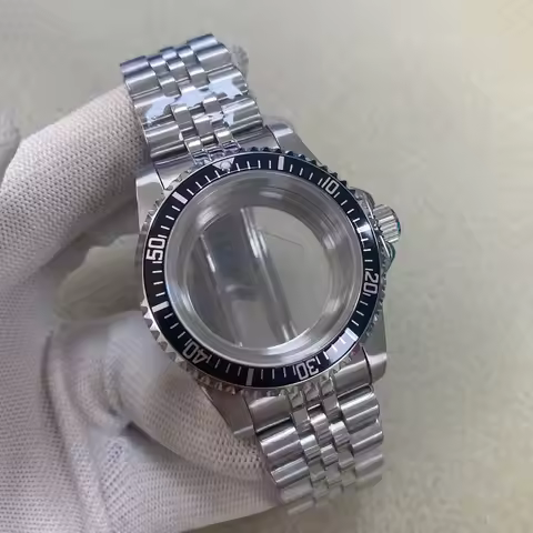 39.5mm Watch Case Jubilee For Seiko Tudor Black Bay SUB GMT SEA Vintage NH35/34 Automatic Movement U