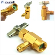 【OMALL】 Car Air conditioning R134a A/C Refrigerant Self-Piercing Can Tap Valve Bottle Opener Adapter