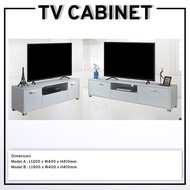 TV Cabinet White TV Console TV Media Rack Living Room Furniture