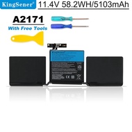 Kingsener A2171 58.2WH Battery For MacBook Touch Pro 13" 2019 2020 Model A2159 A2289 A2338(M1, 2020)
