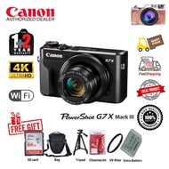 (Ready Stock) Canon G7 X Mark III Mark 3 20.1MP 1" CMOS sensor  4K video  G7X Mark 3 ( 3 years warra
