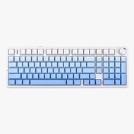 全新 | 絕版AULA 狼蛛 F99 PRO 機械鍵盤1800 Layout Gasket-Mounted Triple-Mode Mechanical Keyboard with Knob,Blue