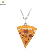 LFINDS Best  Forever Necklace, Jewelry Necklace Combination Pizza Pendant, Fashion Friendship Alloy 