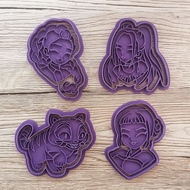 Set of 4 Kpop Demon Hunter Cookie Molds (KPop Demon Hunters)