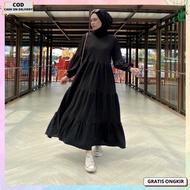 Women's Premium Imported Eid Maxi Dress 2023, Elegant Syari Model, GFS Nero