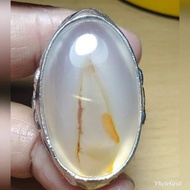 Agate Ring Agate Agate Crystal Pattern Antique Line