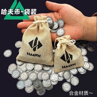 促销推荐三角洲行周边哈夫币金属硬币金币模型合金金属游戏周边实物玩具 Promotional recommendation: Delta Force merchandise, Hafu coin met
