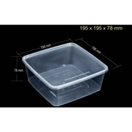(25 sets) Thinwall Box 2000 SQ 2000 SQ Lunch Box/ SQ Food Container/