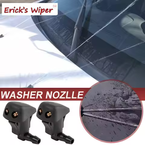 Erick's Wiper 2Pcs Front Windshield Wiper Washer Jet Nozzle For Toyota Yaris XP10 Tacoma MR2 Celica