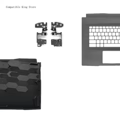 P New For MSI Pulse GL76 A11U A12U MS-17L1 17L2 17L3 17L4 Palmrest Bottom Base Hinges Laptop Shell