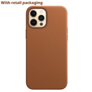 With Logo Leather Magnetic Case IPhone 12 13 Pro Max Mini 12Pro With Animation Back Cover For Wireless Charging