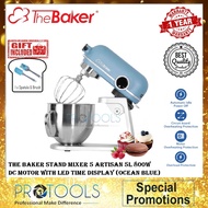 【THE BAKER Stand Mixer 5 ARTISAN 】5.0L 800W DC Motor With LED Time Display [BS BAKERY SHOP]