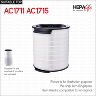 Philips AC1711 AC1715  FY1700 Compatible Hepa & Carbon Filter - Hepalife