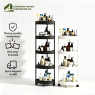 Comfort Haven Furniture Co. Simple Corner Storage Rack Multipurpose Bathroom & Kitchen Shelf