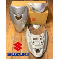 COVER SET SUZUKI VS125 SILVER (339) BODY COVERSET VS125 SCOUTER 100%ORIGINAL COMPLETE SET 4 ITEM ACC