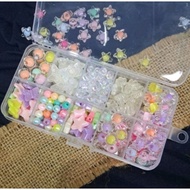 Free shipping 1 box set beads / 1 set beads with scoop / 1 aesthetic beads set / 1 complete beads se