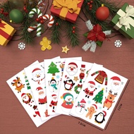 Children Cartoon Christmas Tattoo Sticker Christmas Waterproof Tattoo Sticker Gift