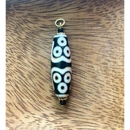 11 Eye Tibetan Dzi Bead Pendant Tibet Eleven Eyed
