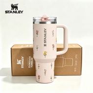 STANLEY Quencher ProTour Flipstraw Tumbler, 40oz/20oz, Rose Quartz Bouquets
