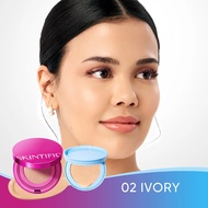 [NEW] SKINTIFIC 2IN1 COVER GLOW CUSHION +VELVET MATTE REFILL Foundation Full Coverage Instant glowin