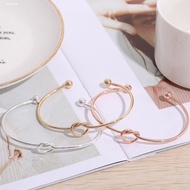 Knot Love Bracelet Ladies Bridesmaid Twisted Hundred Open Bracelet O5z8