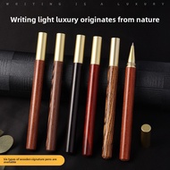 Brass Sandalwood Signature Pen Pinball Pen Creative Business Gift Pen Gel Pen