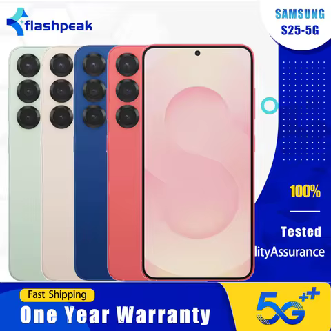 Original Samsung Galaxy S25 S931U 5G Mobile Phone NFC 12GB+128GB/256GB eSIM 6.2" 50MP+12MP Snapdrago