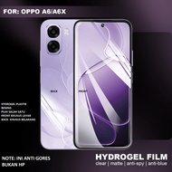 LAYAR HYDROGEL CLEAR SCREEN BACK/ OPPO A6 A6X A6T A6T PRO A6 PRO A6 PRO 5G ANTI-SCRATCH CLEAR