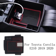 Car Central Armrest Box Storage Box for Toyota Corolla 2019 2020 2021 CROSS SUV Center Console Accessories Black Coin Box