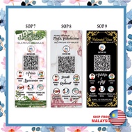 Bunting sop | wedding sop | Bunting / Banting kahwin | Banner Kahwin | Wedding |  Mina Jingga