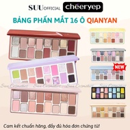 [BRAND STANDARD] Cheeryep QIANYAN Natural Color Starring Eyeshadow Palette 16 Boxes Diverse Matte To