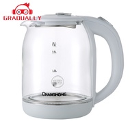 กาต้มน้ำแก้วไฟฟ้าเครื่องทำน้ำร้อนร้อน1.5ลิตร1500วัตต์พร้อม Pronto Fill Tech ป้องกันการเดือดปิดอัตโนม