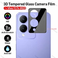 LAYAR Original Screen Protector Vivo Y17S Frame Black 3D Camera Tempered Glass Camera Anti-Scratch Glass