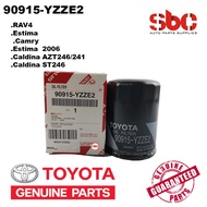 Toyota Oil Filter 90915-YZZE2 Genuine Parts ESTIMA ACR30 ACR50 VELLFIRE ALPHARD
