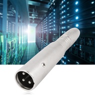 5Pcs 6.5mm/0.26in 3 Pin XLR Male Plug Socket Connector