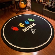 [Shelf Drum Carpet] Trendy Round Electric Drum Carpet Jazz Drum Mat Stage Table Chair Sofa Hanging B