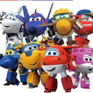 Big Super Wings COPY Toys Action Figure Robot Transformation Jett Dizzy Airplane Children
