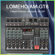 BEST SELLER LOMEHO Mixer Audio Professional DSP 99 Effects Bluetooth USB 6 Channel / Mixer Audio Pro