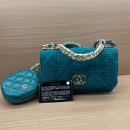 Chanel 19 手袋 配零錢包