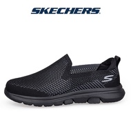 Skechers สเก็ตเชอร์ส รองเท้าผู้ชาย Men GOwalk 6 Walking Shoes - 112020-BBK Air-Cooled Goga Mat Dual-