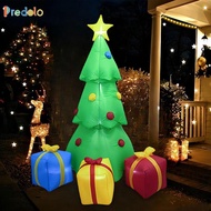 [Predolo] 7FT Christmas Inflatable Tree Novelty Gift Outdoor LED Light Decoration for Lawn Garden Ya