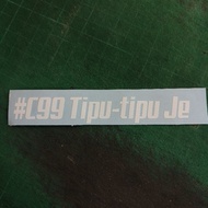 sticker #c99 tipu tipu je