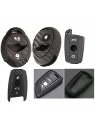 Jingyuqin 2B Car Key Case Cover Fibler Silicone For BMW Mini Cooper S R50 R53 Two Old F10 F20 F30 Z4