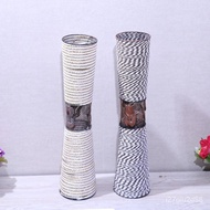 🚓Flower Vase Artificial Flower Dried Flowerpot Floor Flower Arrangement Rattan Iron Melamine Plastic Wooden Vase Decorat