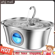 Cat Water Fountain with Water Level WindowStainless Steel Automatic Pet Water FountainDog Water Disp