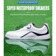 Pgm Men Golf Shoes Spike Easy Knob Shoe Lace Men's Golf Shoes Spiked