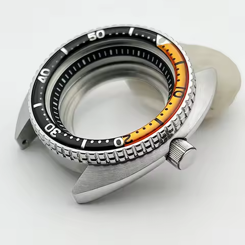 Mod NH35 Case SKX 6105 6309 Turtle Abalone Crown At 3.0 Oclock Fit NH35 NH36 4R 7S Japan Automatic M