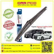 Toyota Alphard Vellfire AH30 2016 - 2022 Rear Wiper Wiper Belakang 14''