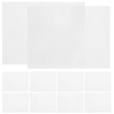 10Pcs Silicone Steamer Pads Nonstick Mesh Dehydrator Tray Liners Food Grade Dehydrator Sheets Oven S